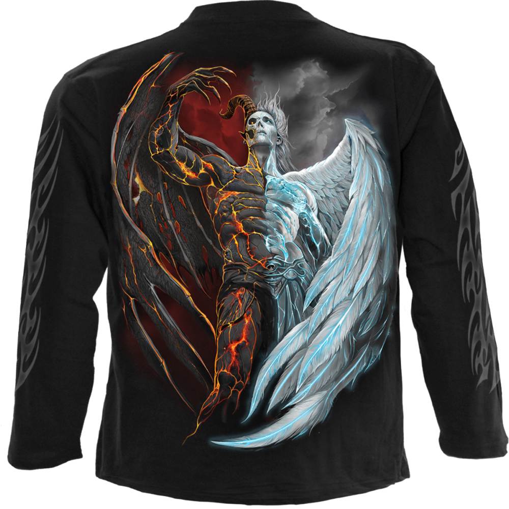 Spiral - Divided Soul Longsleeve shirt - Black